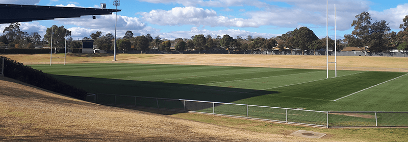 The surface of Apex Oval at Dubbo, a purpose-built, sand-based football oval, is vastly improved as a result of using Agrispon organic fertiliser.